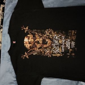 Slayer/Lamb of God/Amon Amarth/Cannibal Corpse concert t-shirt